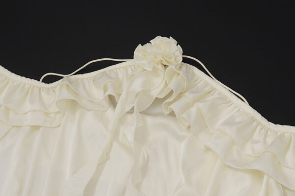 Niche Design Off Shoulder Ruffled Dress Backless Tie Up Flared Sleeve Luxury Celebrity Style Party Dress - 图片 7
