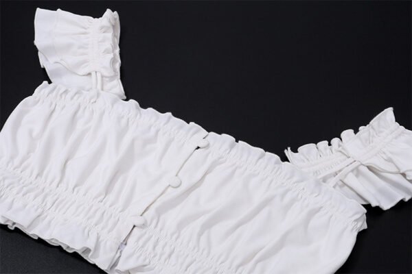 Summer New Style Women's clothing Simple Short Top and A line skirt - 图片 6