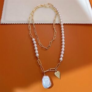 Baroque Sweater Chain Unique Design, Exclusive Necklace