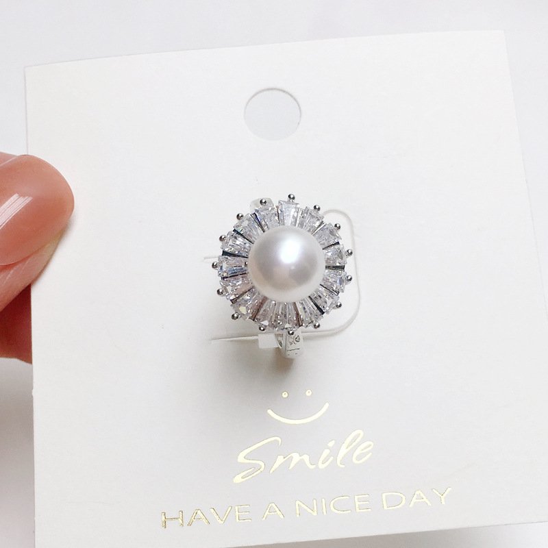 Originated from Zircon Pearl Ring, Natural Freshwater Ring - 图片 2