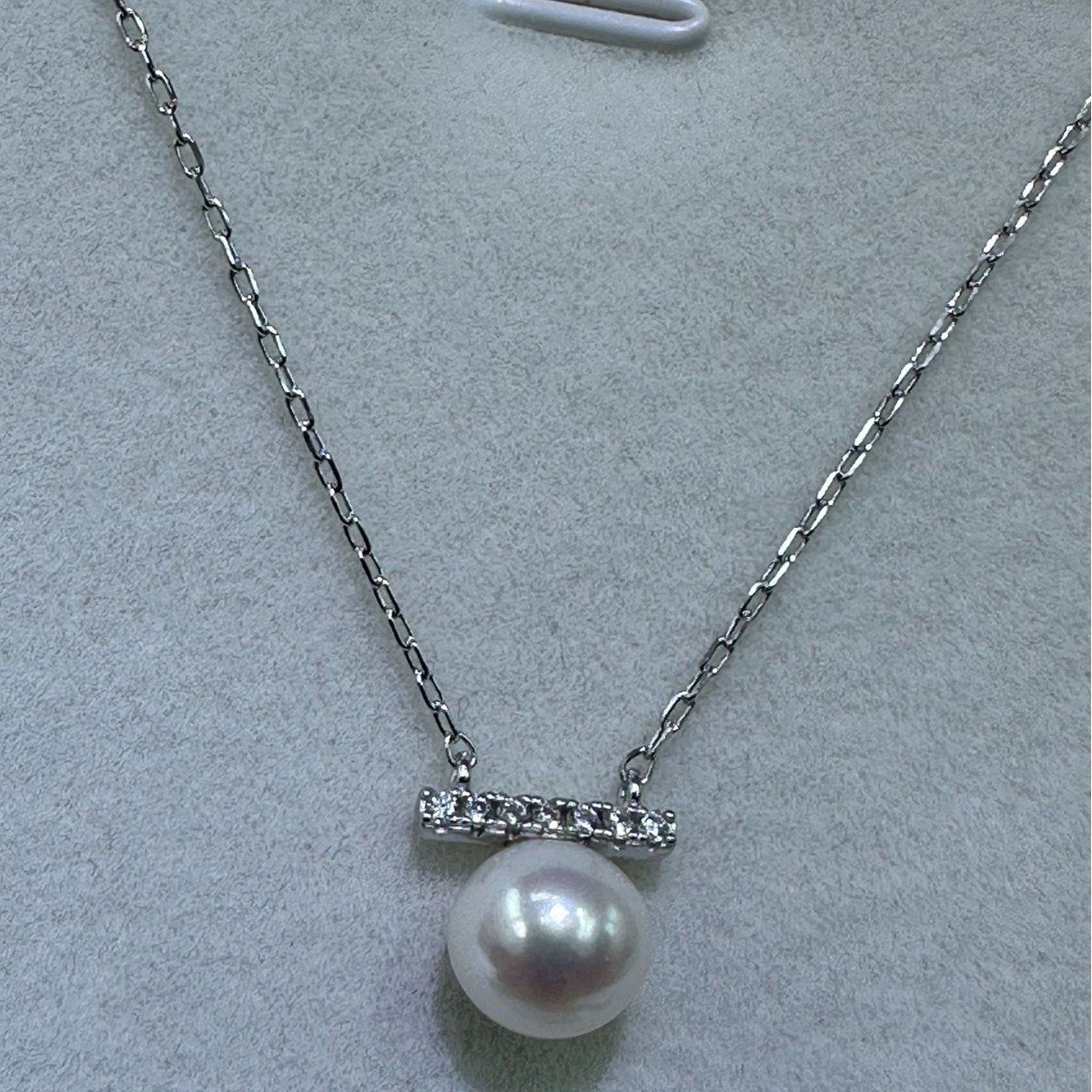 Sea Pearl Necklace Round Flawless Pure Pearl 7-8mm - 图片 3