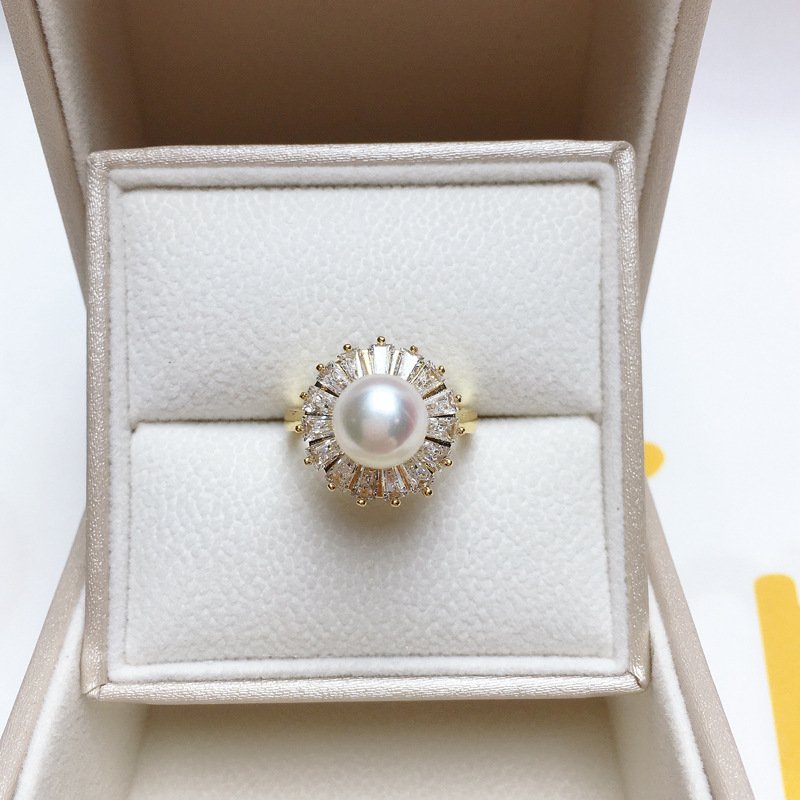 Originated from Zircon Pearl Ring, Natural Freshwater Ring - 图片 4