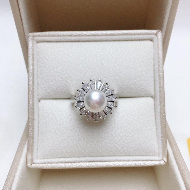 Originated from Zircon Pearl Ring, Natural Freshwater Ring - 图片 5