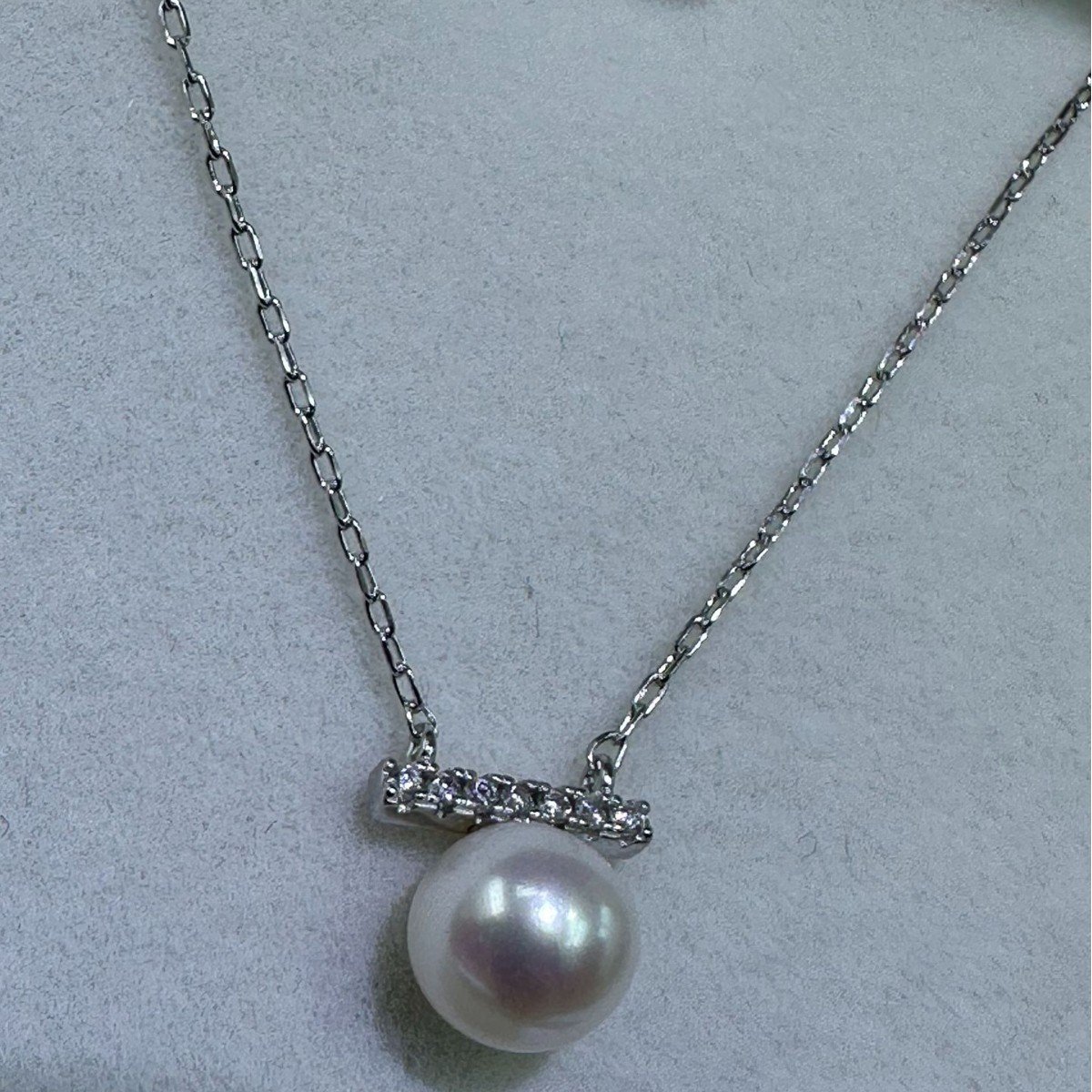 Sea Pearl Necklace Round Flawless Pure Pearl 7-8mm - 图片 2