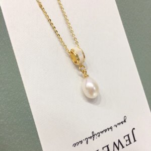 Highlight 5A Grade Natural Pearl Pendant Stud Earrings Set