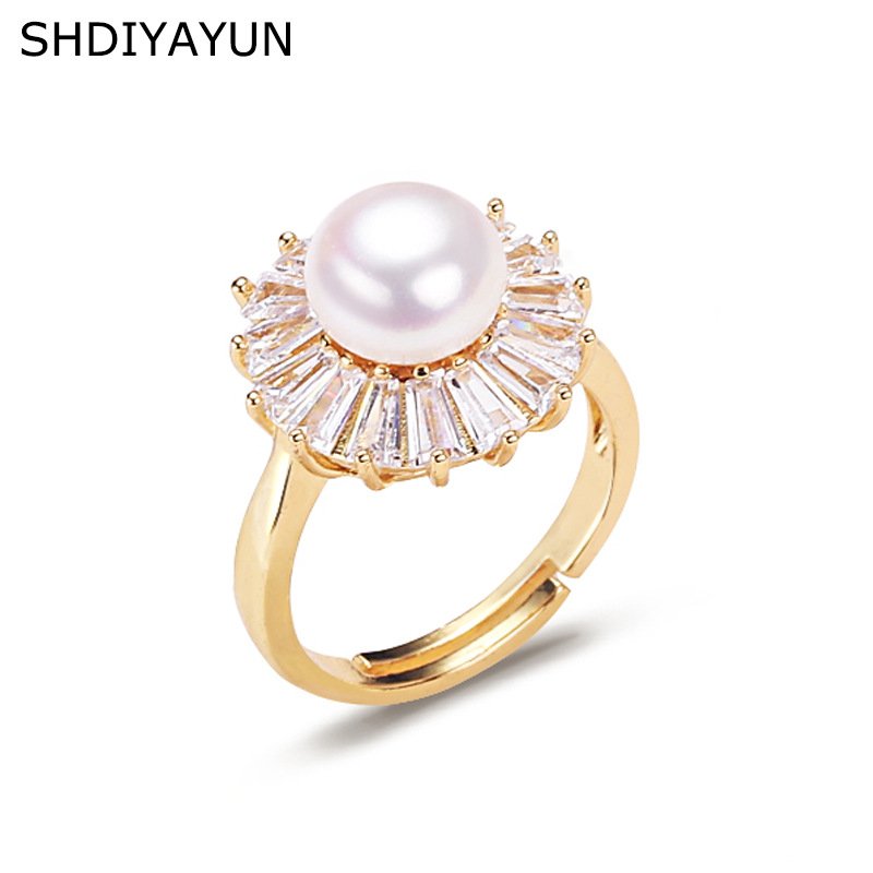 Originated from Zircon Pearl Ring, Natural Freshwater Ring - 图片 6