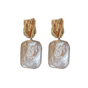 Baroque Pearl Statement Earrings