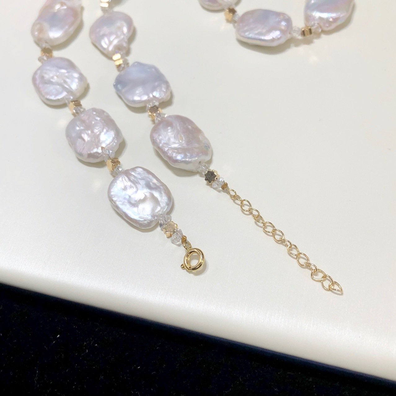 Irregular Baroque Pearl Necklace: Vintage Niche Design - 图片 5